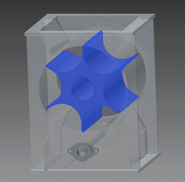 Self cleaning rotary valve Midland Industrial Designers Ltd