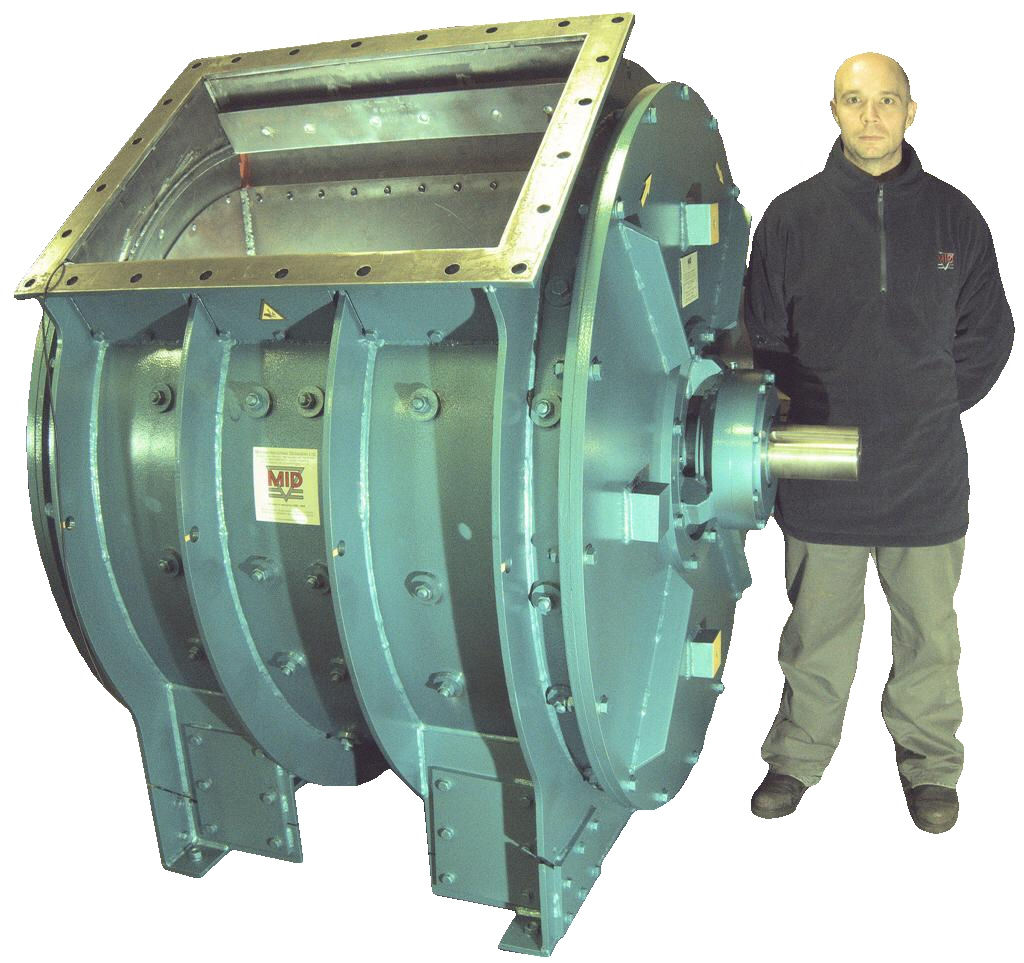 Large custom rotary valve Midland Industrial Designers Ltd